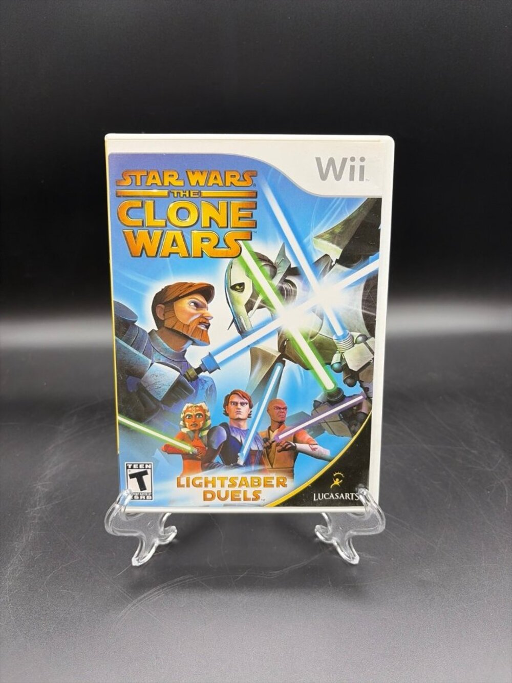 Star Wars: The Clone Wars - Lightsaber Duels (Nintendo Wii, 2008) Complete CIB